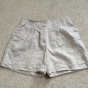 Banana Republic Light Beige Linen Shorts